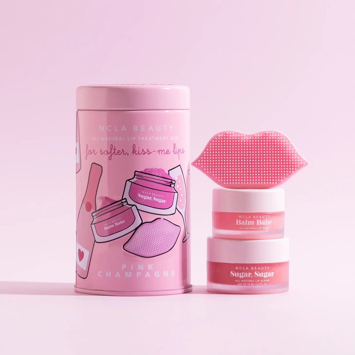 Pink Champagne Lip Care Set